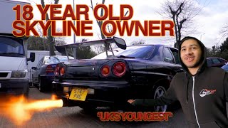 18 YEAR OLD OWNS A NISSAN SKYLINE TOMMY KAIRA EDITION *YOUNGEST IN THE UK*