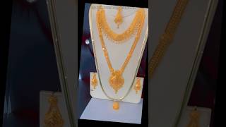 Latest Gold Bridal Necklace set #goldnecklace #shorts #shortvideo #trending #vlog