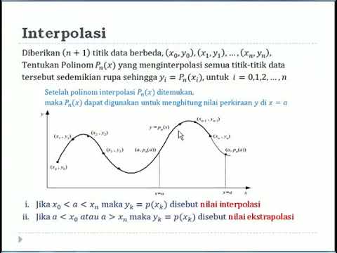 Interpolasi Linier Dan Kuadratik - YouTube