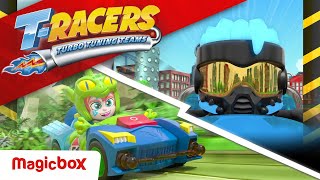 T-RACERS | 🔥 ¡Conoce a Blorg, Captain Crash, Racebot y X-Racer! 🔥 | Serie de dibujos para niños