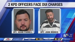 Knoxville Police: 2 officers arrested on DUI charge