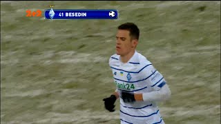 Динамо - Олимпик - 1:1. Гол: Беседин (30')