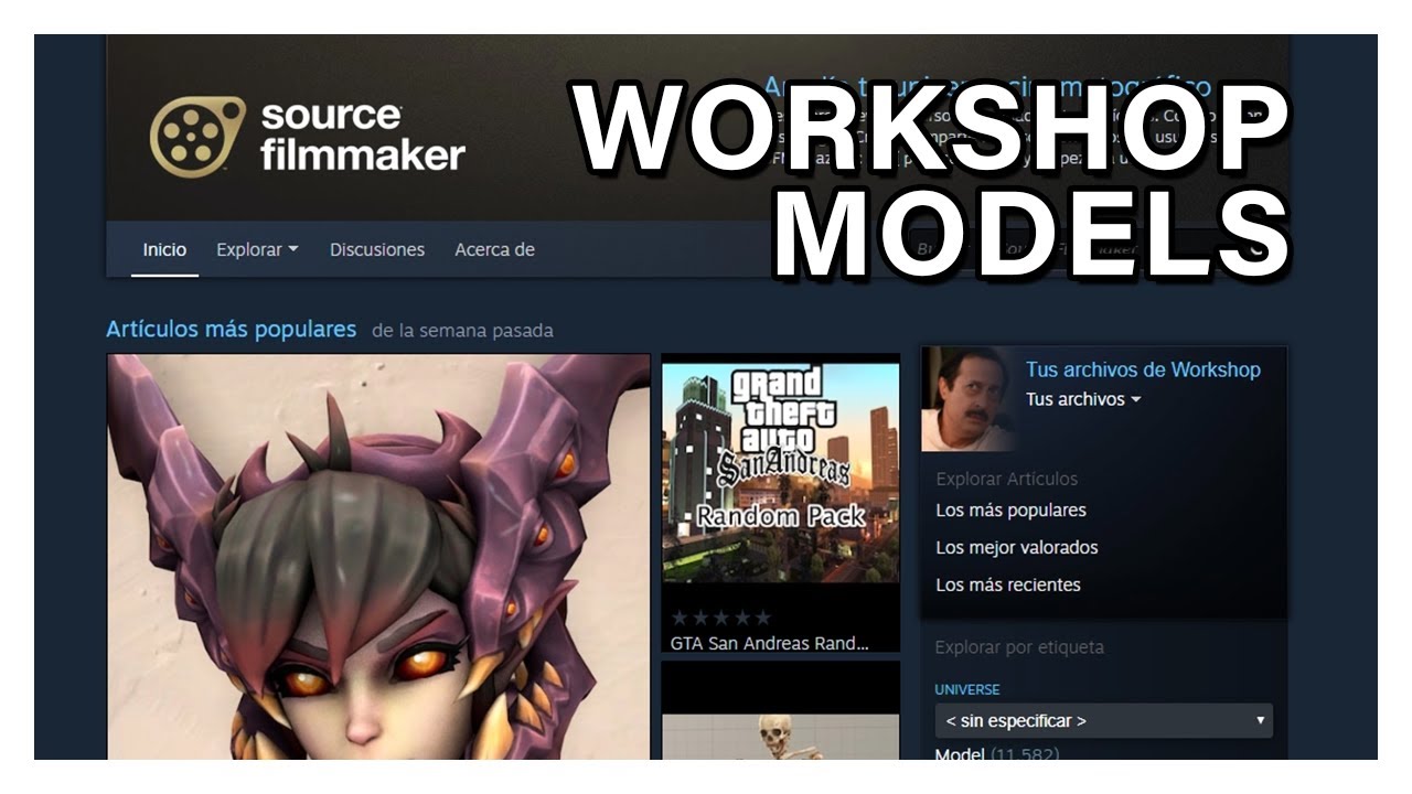 Steam Workshop Download Models SFM - YouTube