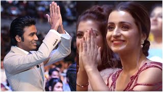 Gorgeous Trisha And Dhanush Humble Gesture Towards Their Fans Roaring Response