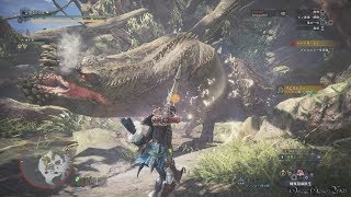 【PS4 Pro】MONSTER HUNTER: WORLD - #36 イビルジョー・クエスト「食物連鎖の波に乗れ！」（イビルジョー討伐/属性弓 No Damage）