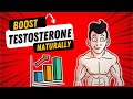 HOW TO BOOST TESTOSTERONE NATURALLY | INCREASE TESTOSTERONE | HEALTH INSIDERS