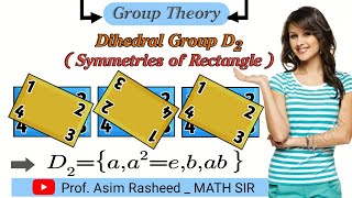 Rotation and Reflection of Symmetry Rectangle _ Dihedral group D2