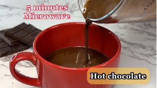 5 minutes microwave Hot chocolate