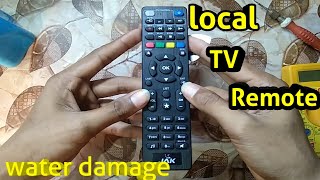 Local TV remote water damage fix Tamil