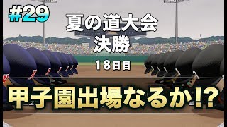 【パワプロ2018】ついに決勝！悲願の夏甲子園初出場なるか！？4年目夏予選！【栄冠ナイン#29】【CLAY】