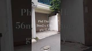 Phố Thái Hà 56m2 x 4 tầng, giá 15.9 tỷ #bds #hanoi #nhadep #nhadat #trending