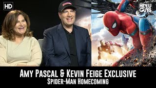 Amy Pascal & Kevin Feige - Spider-Man Homecoming Exclusive Movie Interview