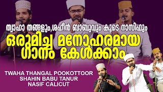 ത്വാഹ തങ്ങളും ശഹീൻ ബാബുവും കൂടെ നാസിഫ് കാലിക്കറ്റും ഒരുമിച്ച മനോഹരമായ ഗാനം കേൾക്കാം