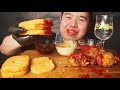 【asmr】モッツァレラチーズホットドッグとハッシュドポテト、チキンmozzarella cheesy corn dog eating sounds mukbang모짜렐라치즈 명랑핫도그 먹방咀嚼音