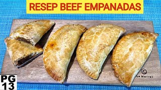 RESEP BEEF EMPANADAS , makanan ala spanyol dan amerika latin yang rasanya lezat & mudah dibuat.