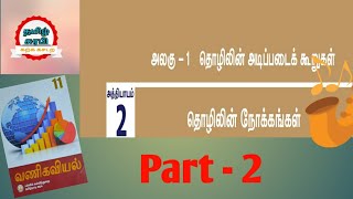 +1 வணிகவியல் அலகு 1 அத்தியாயம் 2, தொழிலின் நோக்கங்கள்