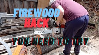 Firewood Hack you need to try!