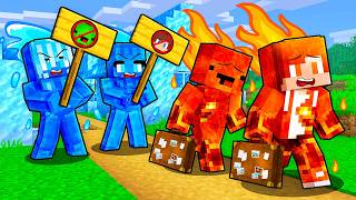 JJ and Mikey Were KICKED OUT By ELEMENTAL GIRLS in Minecraft - Maizen