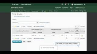 myLearning: adjusting final grades