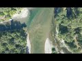 an aerial view of leavenworth washington and the wenatchee river