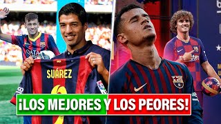 ¡EL MEJOR y PEOR FICHAJE DE BARCELONA EN CADA UNA DE LAS ÚLTIMAS 12 TEMPORADAS! LA 20-21 para LLORAR