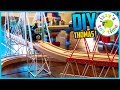 DIY TRAIN BRIDGES! Learning and DIY Crafts with Thomas Toy Trains and LEGO!