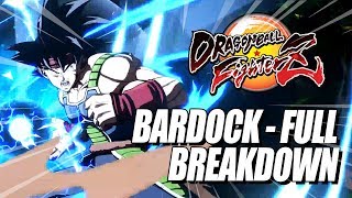 BARDOCK - Combos, Specials & Breakdown: DragonBall FighterZ (4k HD)