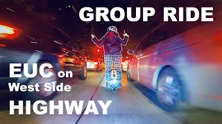 LANE-SPLITTING the WEST SIDE HIGHWAY on a UNICYCLE | what do we think about when riding highway?