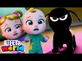 Halloween Monster In The Dark! | Little World By Little Angel | Kids Songs  Nursery Rhymes