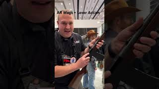 The Henry Supreme lever action takes AR Mags #shorts SHOT Show 2024