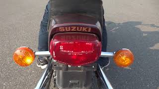 スズキ　GS750　始動　走行