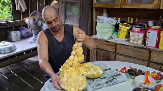 Champejack: Harvesting, processing and eating super tasty Champedak - Jackfruit Hybrid