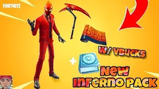 Fortnite Inferno Skin Pack Videos 9videos Tv - new fortnite inferno pack includes new skin pickaxe wrap inferno challenges fortni!   te br