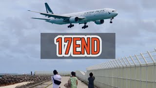 【宮古島の絶景】「17END」（沖縄県宮古島市）飛行機の離着陸を間近で見ることができる人気スポット　迫力満点の飛行機の動きを楽しめます　#空港#飛行機 #インスタ映えスポット #おきなわ #無料