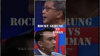 AIMAN MENGUJI INTELEKTUAL ROCKY GERUNG!! JAWABANNYA BIKIN TERPUKAU!! #rockygerung