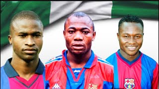 3 Nigerians who played for FC Barcelona.