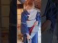 【着付け】普段着物を簡単に着る デニムに見えた紬のお着物 kimono 着物 着物生活