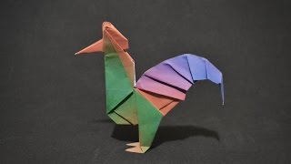 Origami: Rooster - Instructions in English ( BR )