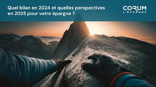 Webinaire CORUM L'Épargne - Annonce des performances 2024