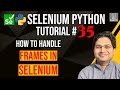 Selenium Python Tutorial #35 - How to handle Frames in Selenium Python