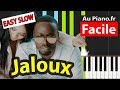 Dadju - Jaloux - Piano Facile Slow EASY