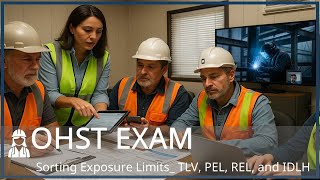 OHST Exam Prep: TLV vs PEL vs REL vs IDLH Explained