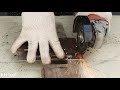 របៀបធ្វើម៉ូទ័រកាត់ឈើ how to make circular sow angle grinder hack