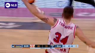 Nemanja Todorović takes off for a vicious one-handed DUNK (Borac - Zlatibor, 30.4.2022)