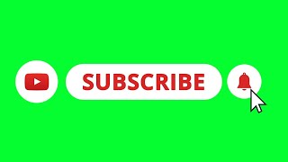 Green Screen YouTube Subscribe Button with No Copyright