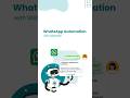 Automate Conversations on WhatsApp with WANotifier #whatsappautomation