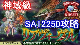 【スコアアタック100％神域級】リアヴィーヴルSA12250攻略【ミトラスフィア】