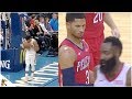 Josh Hart MOCKS James Harden Impersonating Him By Hitting His Head With Ball! Savage Josh Hart Back!