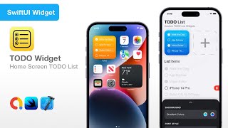 TODO Widget - SwiftUI TODO List + Home Screen Widget | Full Xcode Source Code Project