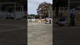 23.11.26 清水クラブVS愛知大学　死球③ #softball #スポーツ #ソフトボール #男子ソフトボール #野球 #痛い #死球